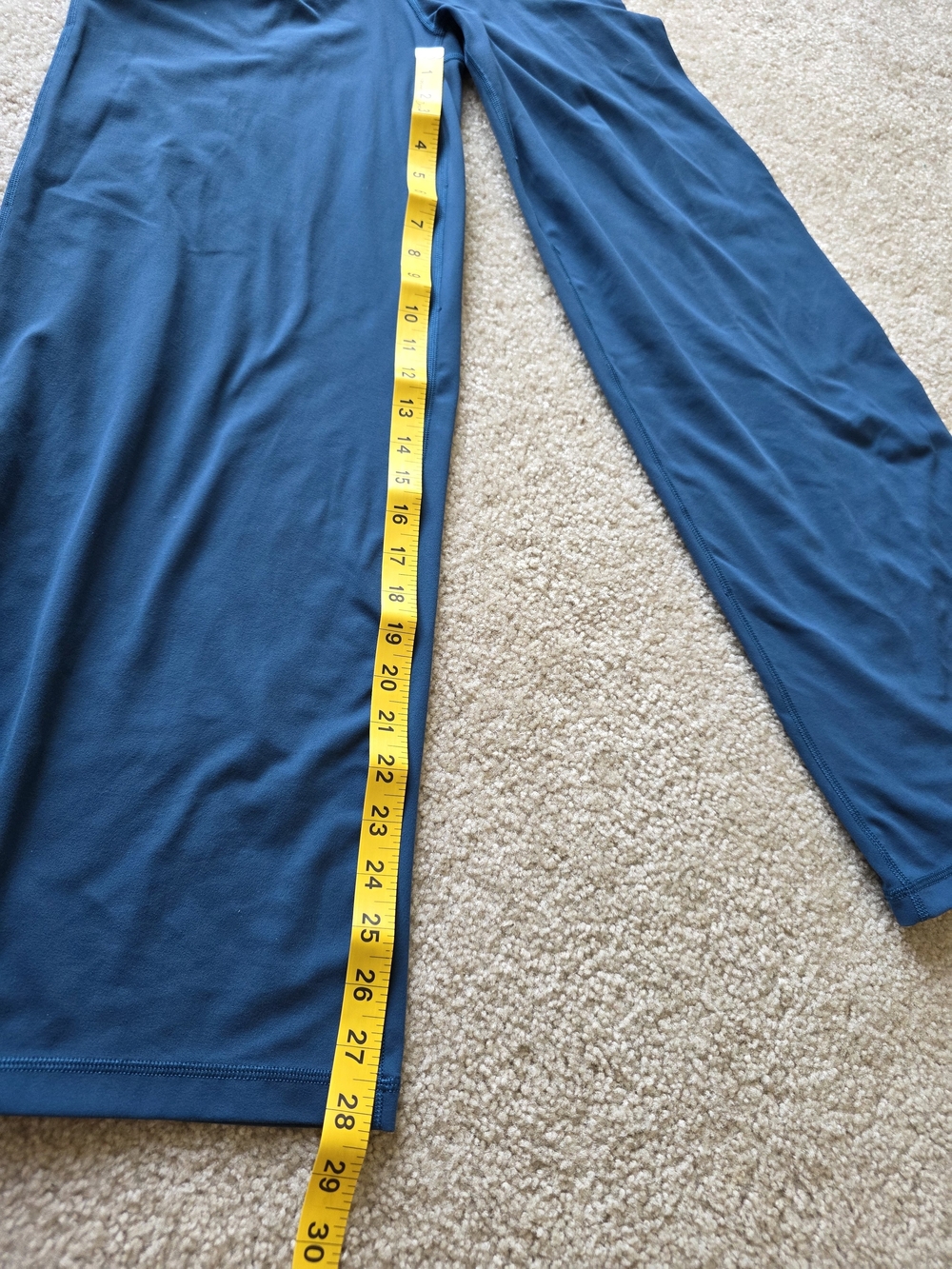 Athleta‎ Wide-Leg High Waist Pants - Teal Size Medium Petite - Picture 9 of 12